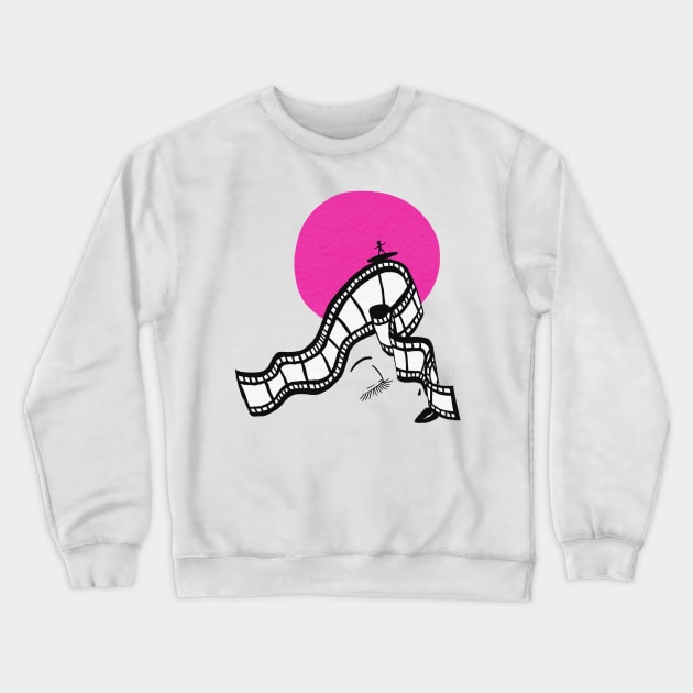 Riding the New Wave Crewneck Sweatshirt by Feltto